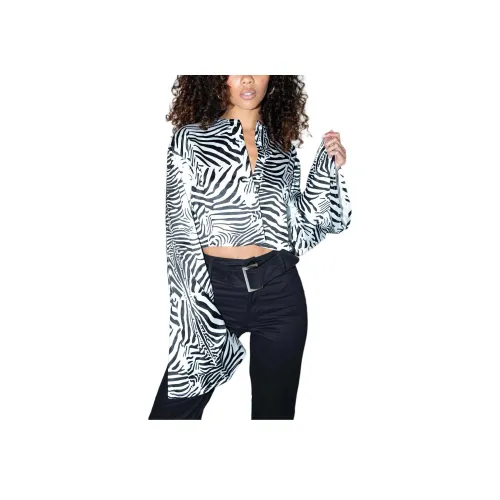 PRINCESS POLLY Зебра/Зебровый принт Женские Рубашки