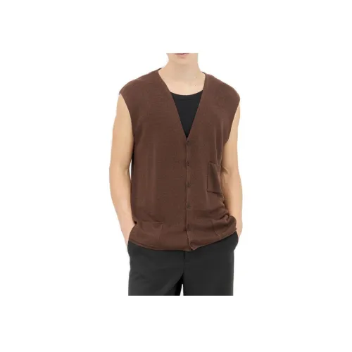 THE ROW Коричневый Мужской Жилеты