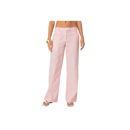 Edikted Arya Linen LOOK Pants Casual Pants Women's