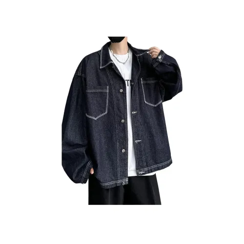 LGY Синий Унисекс Джинсовые куртки