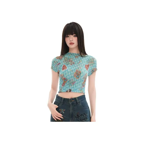 LALABOBO Синие Женские Футболки