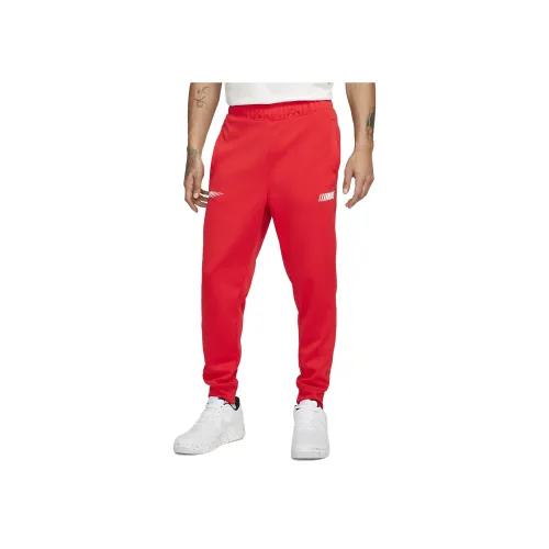 nike Sportswear Стандарт Issue Мужские Брюки Вязаные Тренировочные Брюки Мужские Университетский Красный