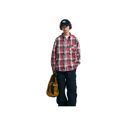 WARNING LIGHT Унисекс Рубашки