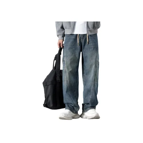 GEOREFOOL 16036 Королевский синий Унисекс Джинсы