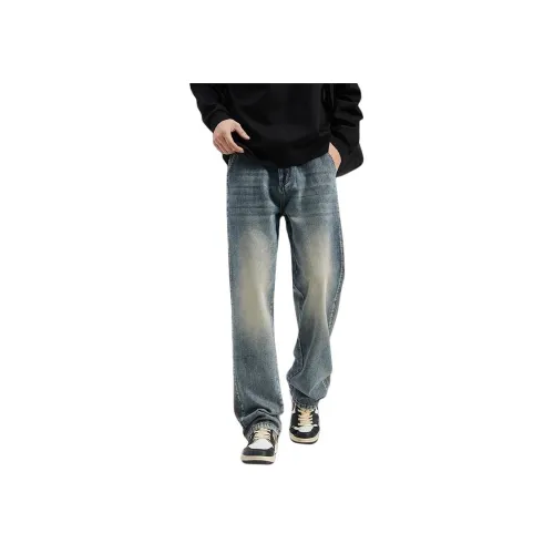 GEOREFOOL 293 Ностальгический синий Унисекс Джинсы