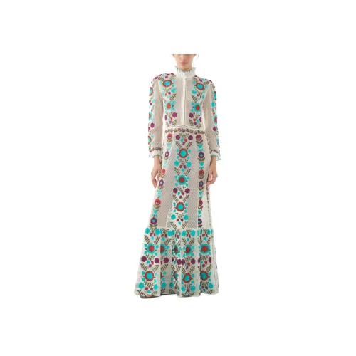 ANTIK BATIK Длинное платье с длинными рукавами женское