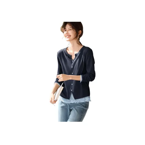 XWI Темно-синий VS. Синий Женские T-рубашки