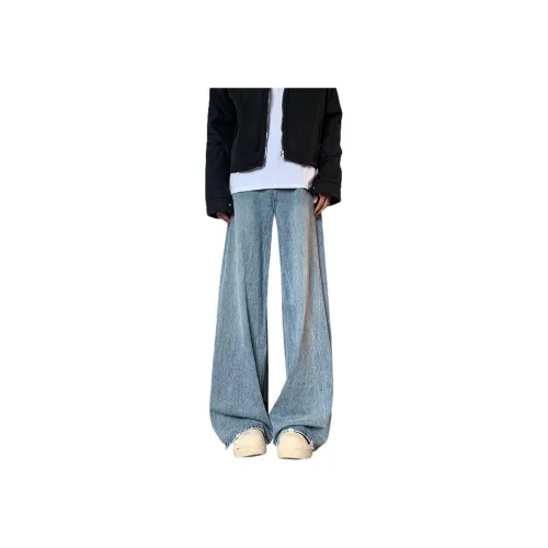 DAGEZIYUHEIMAO Синий [Высококачественная серия] Мужские джинсы