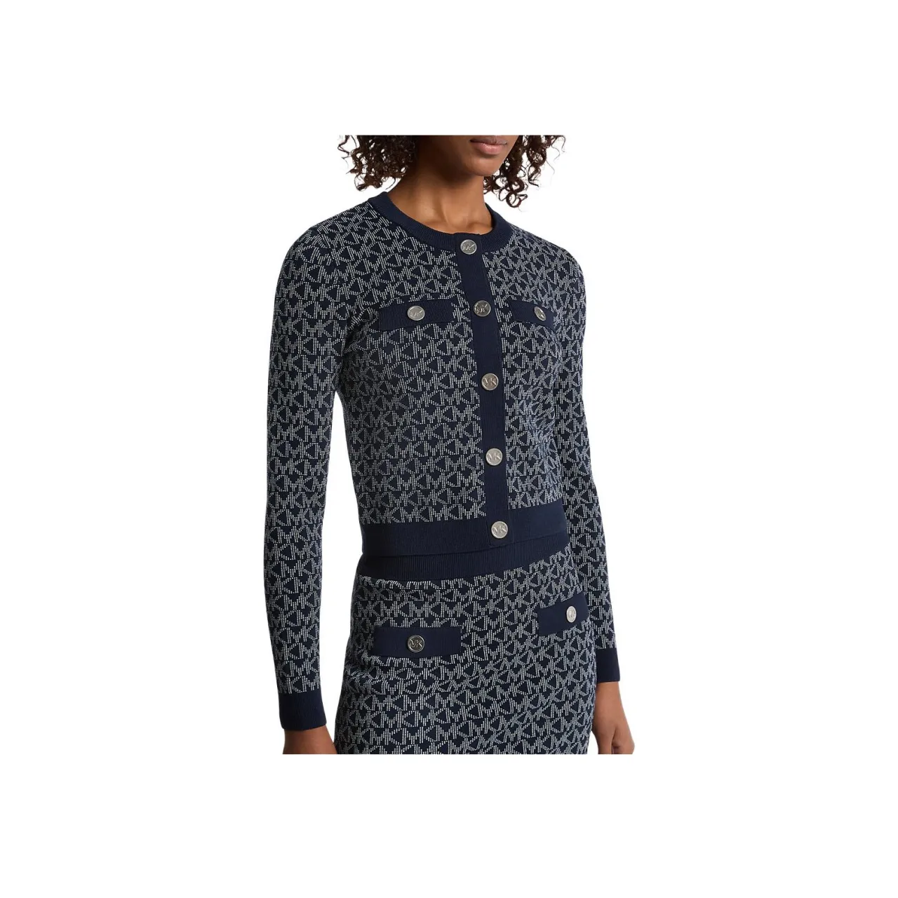michael kors metallic dot dress Michael Kors ~new Metallic Dot Double Tiered Dress in Medium