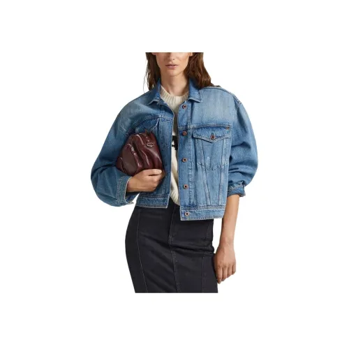 Pepe Jeans Синие Женские Джинсовые Куртки