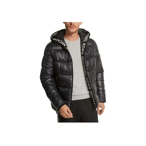 MICHAEL KORS FW23 Хлопковый пуховик Мужской Черный