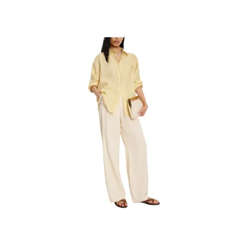 REFORMATION Eli OVERSIZED Linen Shirt Women's