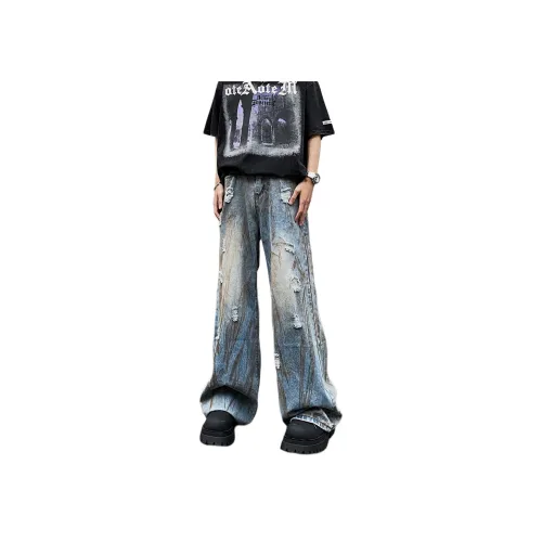 FRQ Синие Унисекс Джинсы