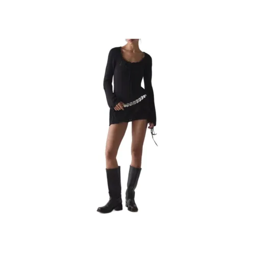 Urban Outfitter SS25 Длинное Платье с Длинными Рукавами Женское