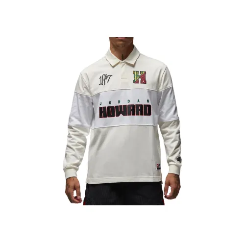 Джордан Canvas/White Men's Polo
