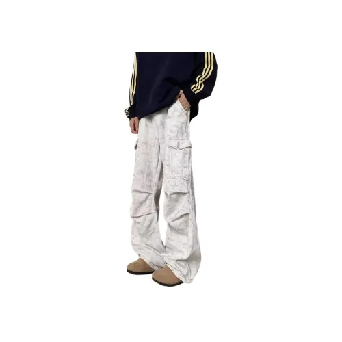XIDELONG Dirty Белый Унисекс Джинсы