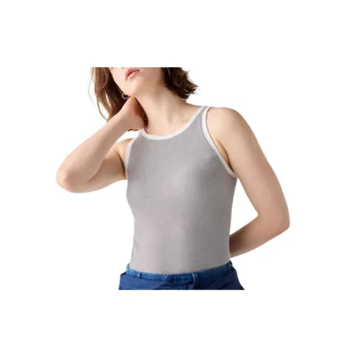 UNIQLO Сливочный Женские Майки