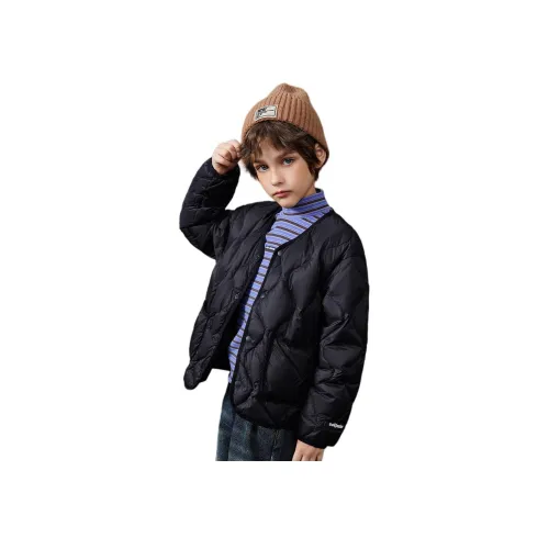 ASK Однотонный Облегающий Легкий Стандартное издание Белый утиный пух Подкладка Детский