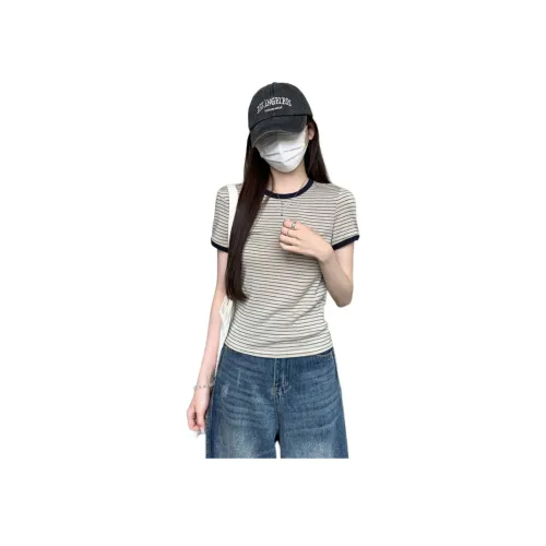 SIBEIER Зеленые полосы Женские T-рубашки