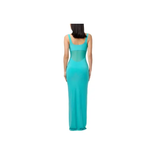 NAKED WARDROBE Бирюзовые Женские Платья без рукавов