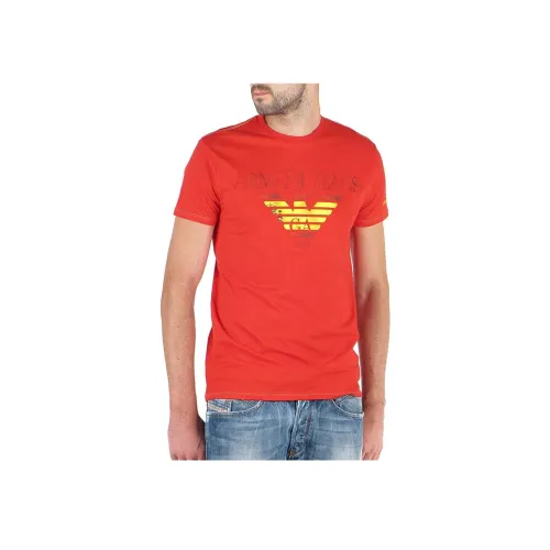 ARMANI JEANS Red Мужская T-рубашка