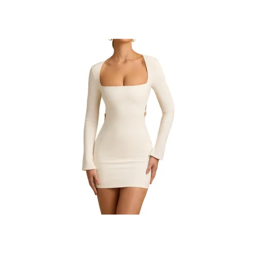 OH POLLY AKARI Длинное платье с длинными рукавами женское