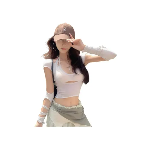 Garbege Серый Двухкомпонентный Комплект Женские Повседневные Костюмы