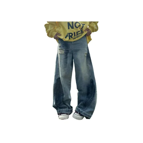 Humanism 1986 Синий Унисекс Джинсы