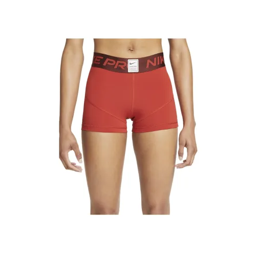 NIKE Апельсин Женские Повседневные Шорты