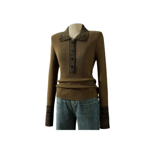 SIBAISHE Маринованный зеленый Женский Трикотаж