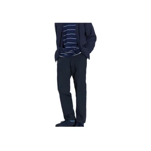 UNIQLO Повседневные брюки Унисекс Темно-синий