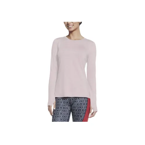 Skechers GOWALK WearGO DRI SWIFT Обычный T Рубашка Женские Светло-розовый PKLV