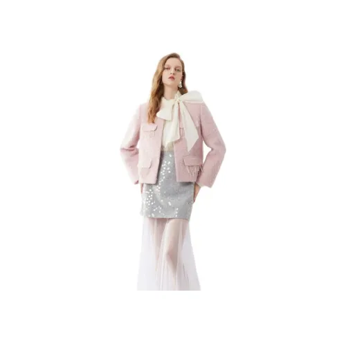 COCOON Куртки и Пальто Женские Резина Розовый