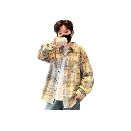 ATONGMU Школьный возраст Повседневные рубашки