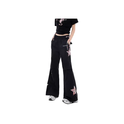 Beam Mix With Kimchi Повседневные брюки Унисекс Черный