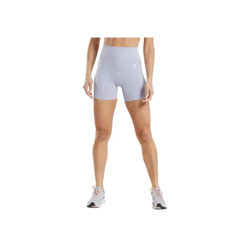 GYMSHARK синие-фиолетовые женские шорты для йоги