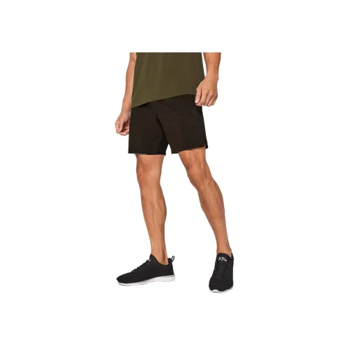 lululemon Wave Спортивные шорты Мужские Зеленый Черный