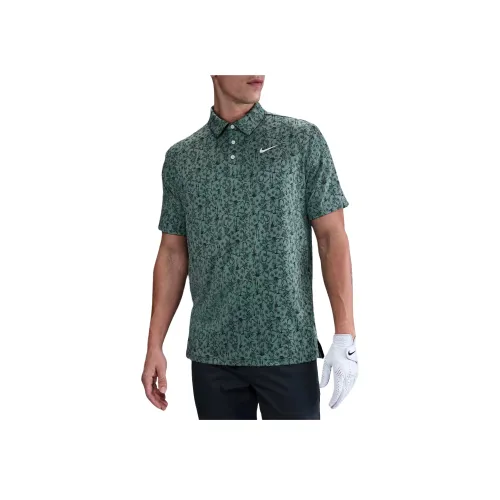 Nike Dri Fit Поло Мужское Зеленое