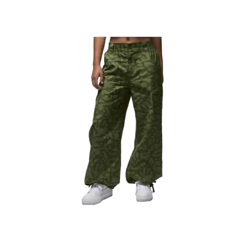 JORDAN Green Women's Casual Pants Джордан Зеленые Женские Повседневные Брюки