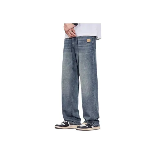 GEOREFOOL 8107 Синий Мужские Джинсы