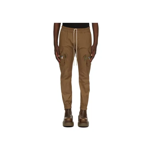 RICK OWENS совместный бренд RO FW24 Карго Брюки Мужские Бобовый