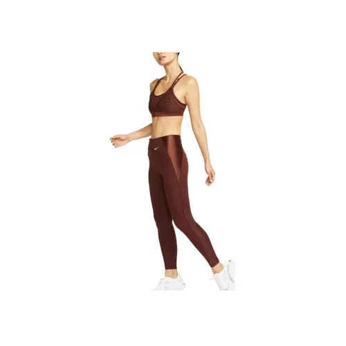 NIKE Dri Fit Lunar Eclipse Бронза Женские Спортивные Брюки