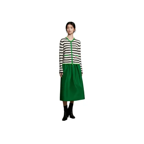 ERDOS Emerald Green Женская Повседневная Длинная Юбка