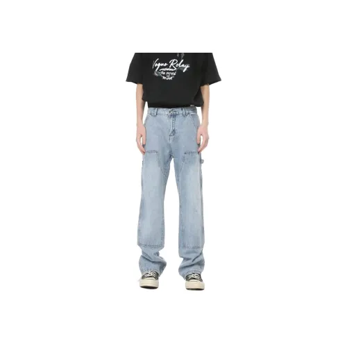 BEAR UNION Светло-синие Женские Джинсы