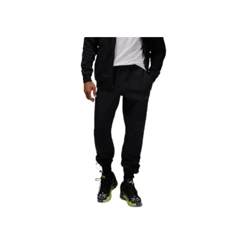 Jordan Sport HOOP Вязаные тренировочные брюки Мужские Черный Темная тень