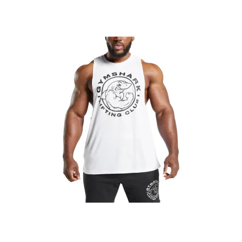 GYMSHARK Белый Мужские Майки