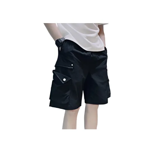 YOFVV Повседневные шорты унисекс черные