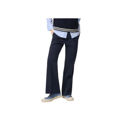 UNIQLO Темно-синие женские костюмные брюки