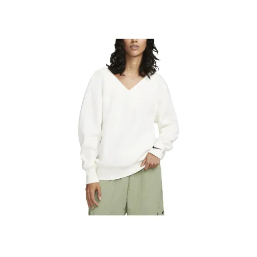 NIKE Экрю Женские Свитшоты