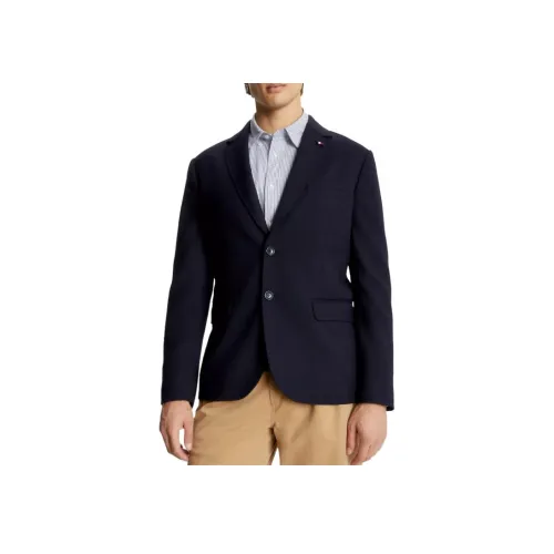 Tommy Hilfiger Морской Синий Мужской Деловой Костюм